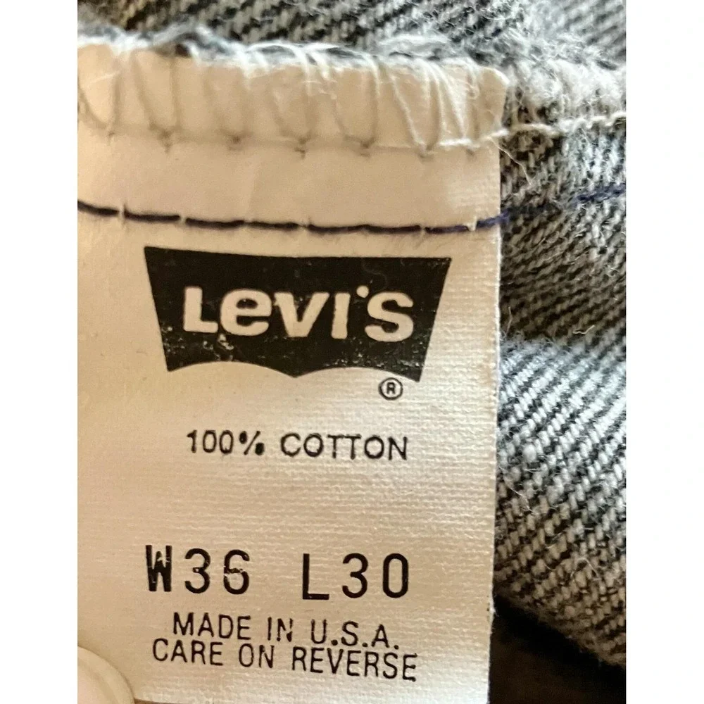 Vtg Mens Levis 550 W 36 x L 30 True 33